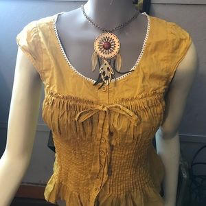 Xoxo blouse yellow